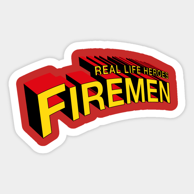 Real Life Heroes: Firemen Sticker by NathanielF
